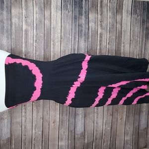 Black & Pink, Strapless, sundress / cover-up